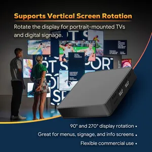 2026 Latest Ruogood Android 14 TV Box Fro Digital Signage Player With 2GB/4GB RAM 16G/32G ROM Dual WIFI And Bluetooth thumbnail-3