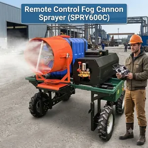 600L Remote Mist Spraying Vehicle SPRY600C With Wireless Control High Performance Pump and Gasoline Power System thumbnail-1