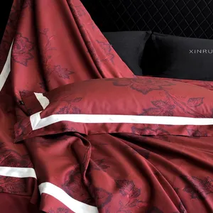 Wholesale 100% Cotton 4-Piece Bedding Set, Breathable & Soft Bed Linen thumbnail-2
