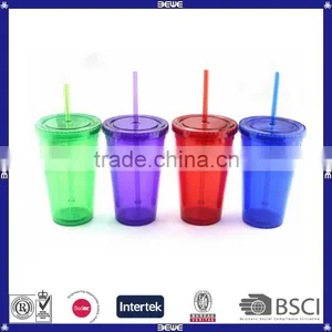 Hot Sell Customized Double Wall Plastic Tumbler for Sale thumbnail-1