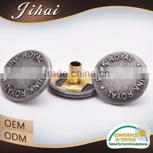 Fashion Designer Metal Button Head Rivet Leather Studs Rivets thumbnail-3