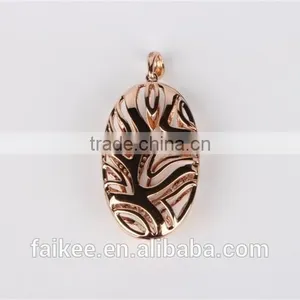 Top Sale Gold Pendant Designs Beautiful 925 Sterling Silver Jewelry Gold Plated Dubai Pendant Necklace thumbnail-4