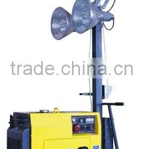 Mobile Light Tower With 4 x 400w Lamps and 5kw Generator thumbnail-1