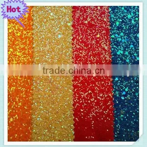 Synthetic Leather Glitter Fabric Factory Fancy Leather thumbnail-1