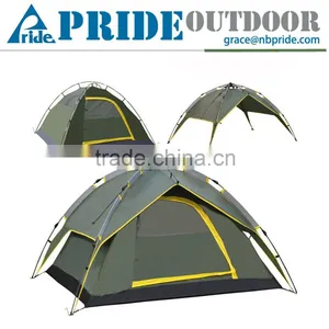 Outdoor 3-4 Person Automatic Sun Shelter Tent Camping Folding Backpacking Automatic Pop Up Tent thumbnail-1