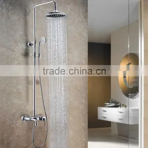 Golden Plated Single Handle Solid Brass Rainfall Shower thumbnail-3