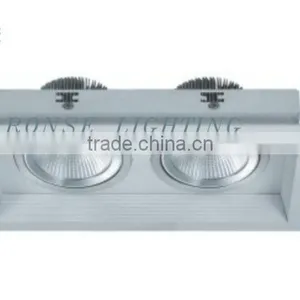 Ronse Recessed Led Cob Grille Light Aluminum 2x10W(RS-2112A-2) thumbnail-1