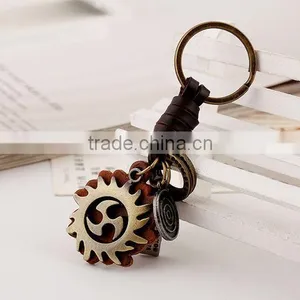 2015 Yiwu Factory Direct Sale Punk Shaped New Design Keychain With Metal Pendant thumbnail-3