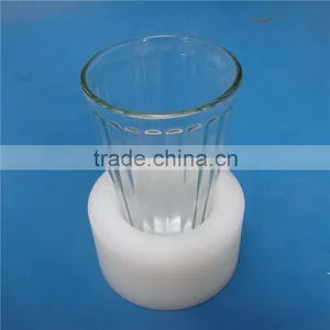 Wholesale CNC Maching Plastic OEM & ODM White Polyethylene Uhmwpe Cup Holder thumbnail-1
