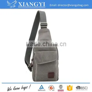 Canvas New Chest Pack Triangle Waist Bag Shoulder Handbag Hiking Outdoor Messenger Bag thumbnail-5