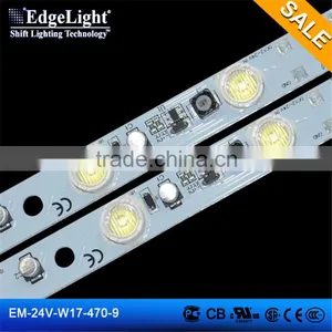 Edgelight High Power Strip Rigid 17mm PCB 470mm in Length 24V Backlight Led Light Strip Made in Shanghai OEM Factory thumbnail-1