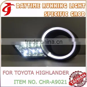 High Quality FOR TOYOTA HIGHLANDER LED CAR DRL Daytime Running LIGHT thumbnail-1
