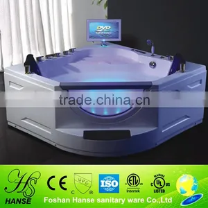 HS-B286A Clean Corner Two People Sex Spa Massage Big Bathtub 150cm thumbnail-1