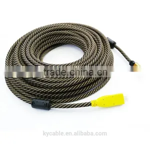 Gold-plated Male to Male HDMI Extension Cable 2.0 With Gold-plated&nylon Braided thumbnail-5
