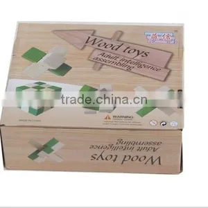 3d Block Puzzle Diy Wooden Toy,maze Ball Game Puzzle Intelligent Toy thumbnail-2