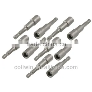 Long Hex Magnetic Power Socket Nut Driver Setters Bits thumbnail-1