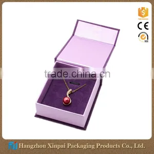 Custom Logo Printed Velvet Cardboard Jewelry Packaging Box thumbnail-1
