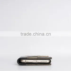 Hot Card Slot Wallet Genuine Leather Flip Case for Iphone6 Plus thumbnail-6