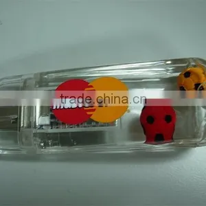 Aqua Usb Flash Disk Pen Drive With Customized Floater thumbnail-6