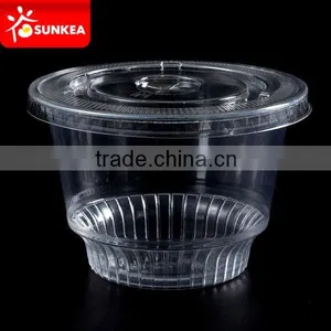 Healthy Plastic Jelly Cups,plastic Smoothie Cups With Dome Lid thumbnail-1