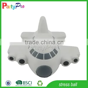 Partypro 2016 Hottest Products on the Market High Quality Custom Logo Airplane Stress Ball thumbnail-1