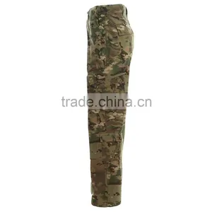 Army Combat Uniform Ripstop Cargo Pants 65/35 Polyester Cotton Material Multicam Camo Pants thumbnail-2