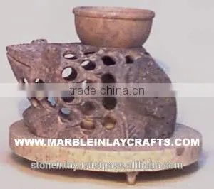 Hand Carved Stone Aroma Oil Burners thumbnail-1
