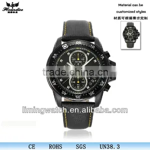 SP-2405 Hot Selling High Quality Vogue Fashion Black Swiss Sport Watches for Men thumbnail-1