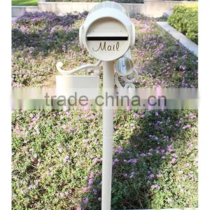 Wrought Iron Mailbox Post/JHC-1043B/wrought Iron Mailbox thumbnail-1