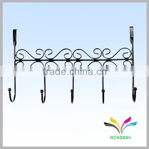 Sturdy Black Powder Coated Metal Vertical Clothes Hanger Rack thumbnail-1