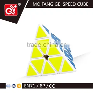 Qiyi Mofangge Pyraminx Puzzle Magic Twist Cube Brain Toys for Children thumbnail-1