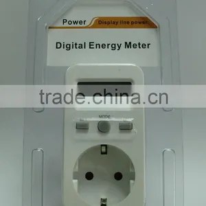 Smart Digital Energy Power Meter Socket EU Plug CE Certificate thumbnail-1
