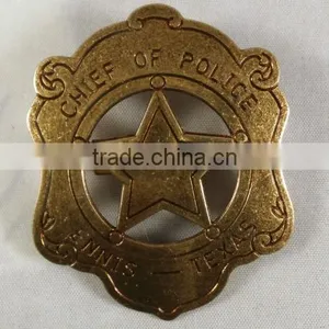 Low Price Cheap Gold Badge Custom Metal Badge thumbnail-2