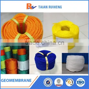 White 3 Strands Twisted Nylon Rope, Nylon Marine Rope thumbnail-2
