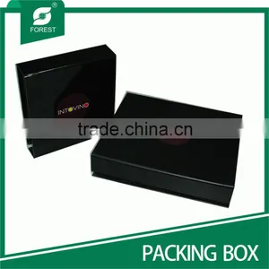 MEDIUM BLACK CARDBOARD HAIR EXTENSION PACKAGING BOX WITH CUSTOM LOGO Quality Choice thumbnail-4