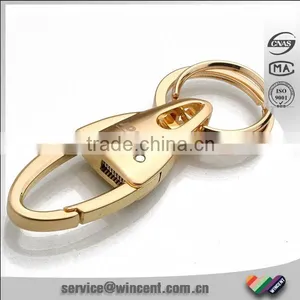Whole Gold Plating Decorative Metal Key Chain thumbnail-1