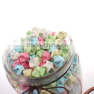 Luminous Lucky Star Paper Heart Paper Origami Museum Wishing Star Paper Birthday Gift Stripes White Five-pointed Star Quality Choice thumbnail-2
