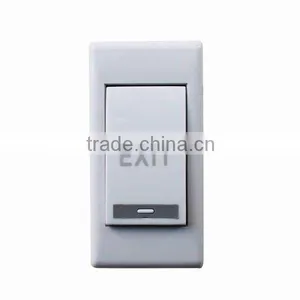 Door Open Button,PVC Mini Release Button With PC Fire Retardant Material and Silver Contact,door Exit Button thumbnail-1