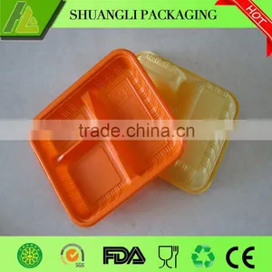 3 Cavity Bento Lunch Box With Cutlery Set Quality Choice thumbnail-1