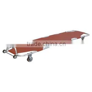 Aluminum Alloy Medical & Funeral 2 Folding Stretcher thumbnail-1