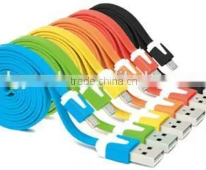 Colorful USB 2.0 Male to Micro USB Male Flat Data Cable thumbnail-1