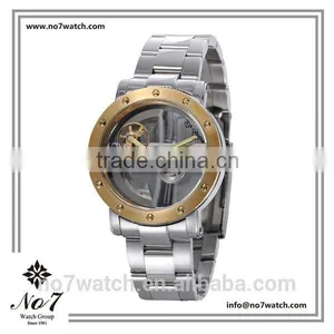 Mechanical Automatic Movement With 20 mm Stainless Steel Strap and See Through Watch thumbnail-1