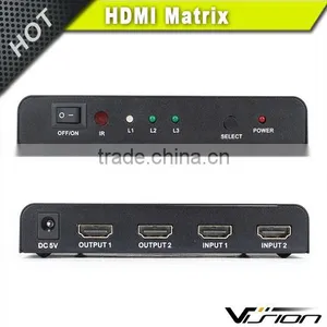 Vision High Speed Gold Plated 1080p 2x2 HDMI Switch Splitter thumbnail-2