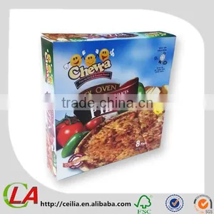 Full Color Printing Food Grade Pizza Packaging Box thumbnail-1