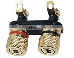 4mm Couple Gold Speaker Terminal Copper Binding Post thumbnail-1