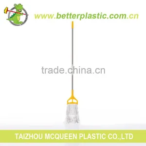 Factory Sales Promotion Hot Selling New Design Plastic Clip Cleaning White Cotton Mop thumbnail-1