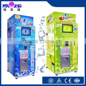 Energy Saving Convenient Multifunction Self-Service Ice Vending Machine For Bagged Ice Or Bulk Ice thumbnail-1