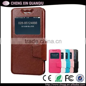 Classic Item Case Universal 4.5" to 5.0" Mobile Phone Flip Cover Case for Lenovo Vibe P1m for Iphone 6 6s Case Leather thumbnail-1