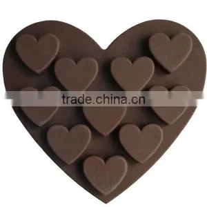 Heart Shaped Chocolate Silicone Cake Mould for Baking thumbnail-1