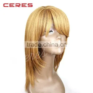 Ceres Factory Wholesale Platinum Blond Hair Wig Virgin European Blonde Hair Wig thumbnail-5